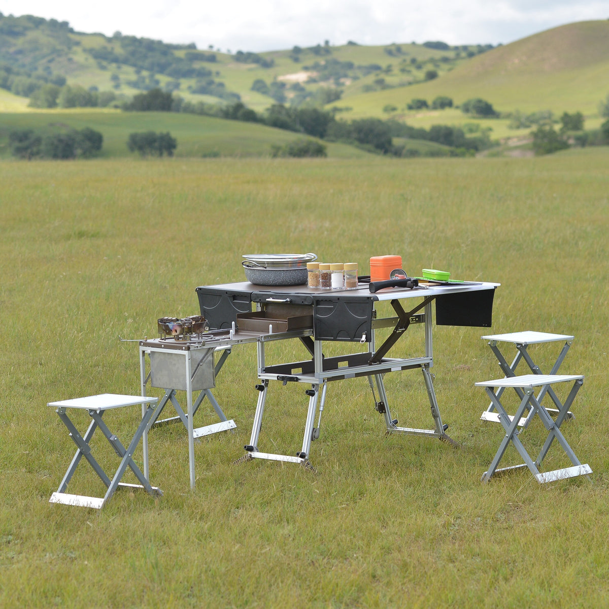 Outdoor Foldable Mobile Kitchen