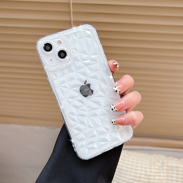 Transparent Geometric Stylish 3D Look iPhone Cases - Image 5
