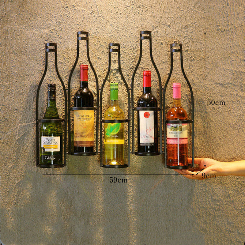 Iron Hang Wine Rack - Image 0