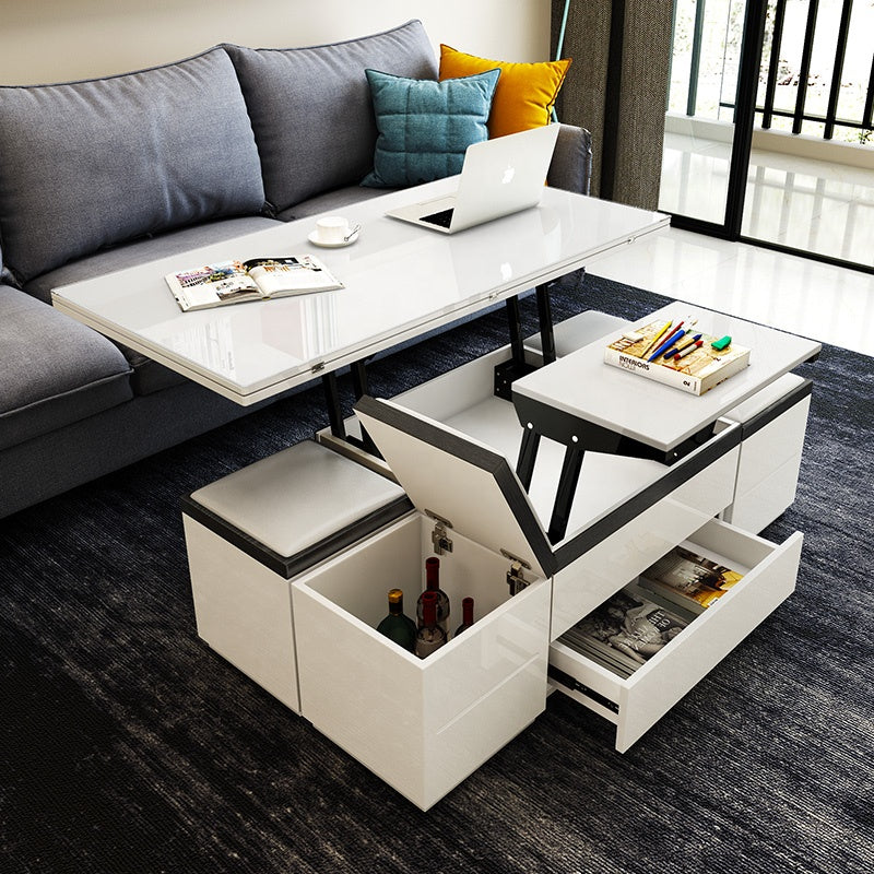 Easy Convertible Modular Dynamic Coffee Table