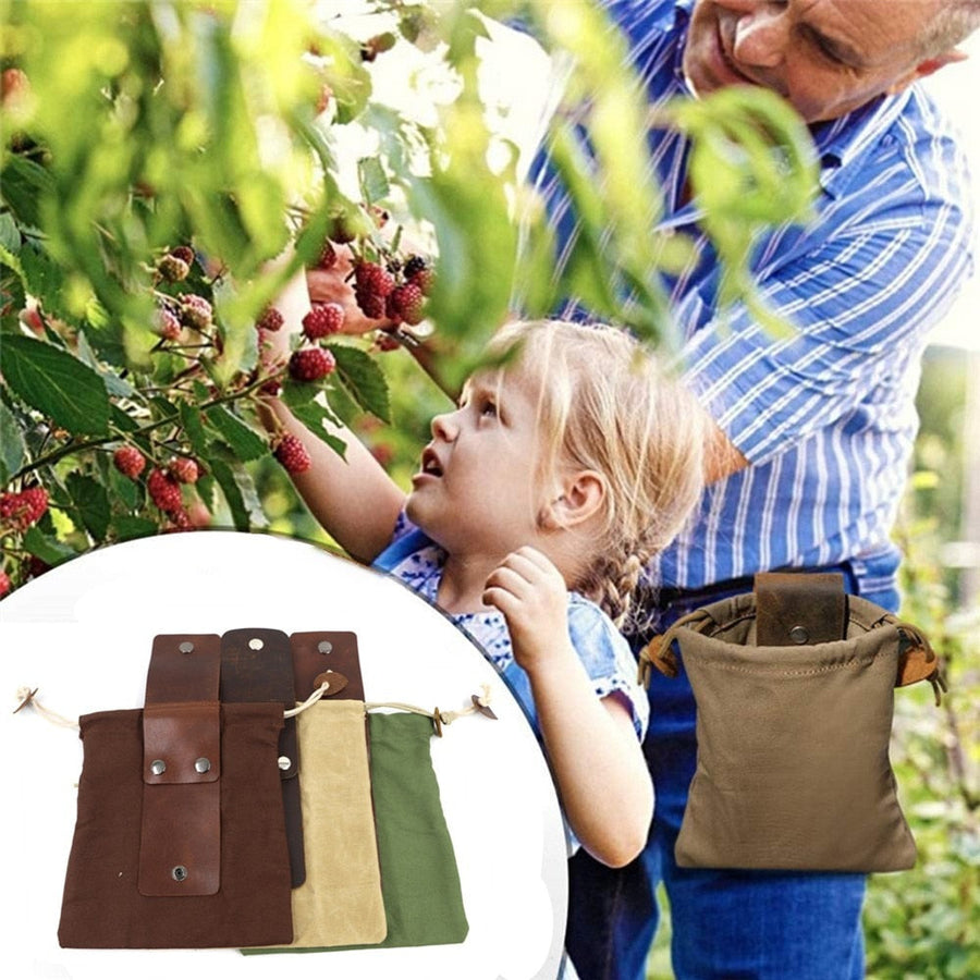 Premium Leather Canvas Hiking Bag - Image 2