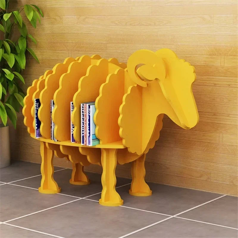 Creative Decorative Sheep Shaped BookCase - Image 0