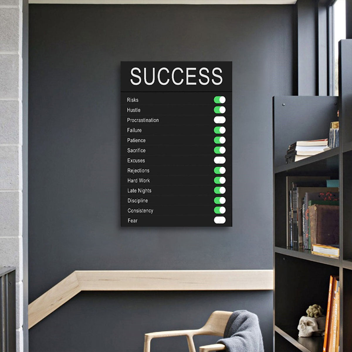 Inspirational Modern Success Canvas Paint