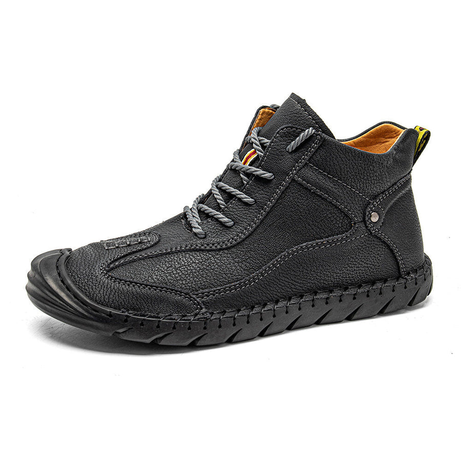 Leather Waterproof Mountain Hiking Shoes - Image 3