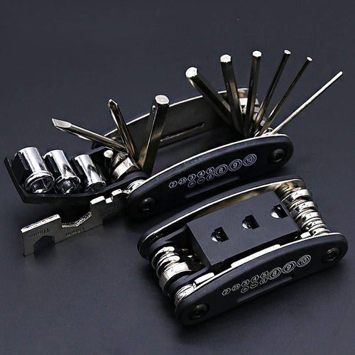 15in1 Multifunctional Pocket Size Bike Repair Tool Kit - Image 0