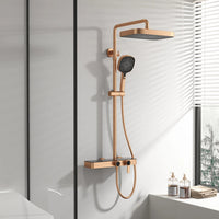 Golden Mist Dual-Mode Rainfall Shower Set - Image 5