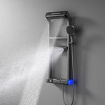 Modern LED Digital Display Thermostatic Piano Keys Shower Set