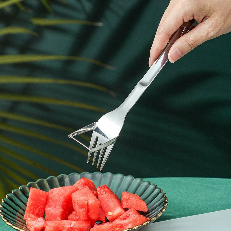 Easy Watermelon Slicer Fork