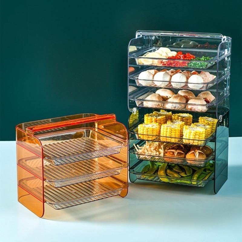 Multi-Layer Stackable Kitchen Storage Rack · Mavigadget