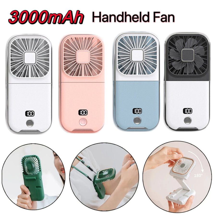 Portable Rechargeable Magic Phone Holder Cooling Fan - Image 2