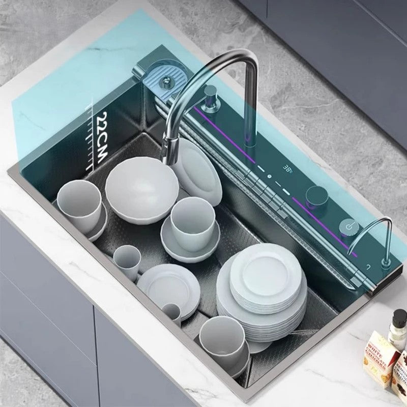 Anti-Scratch Led Digital Display Kitchen Sink - Image 2