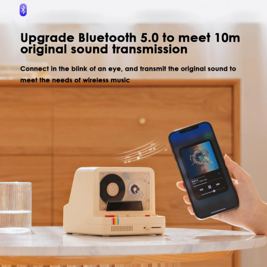 Nostalgic Night Classic Tape Bluetooth Speaker - Image 1