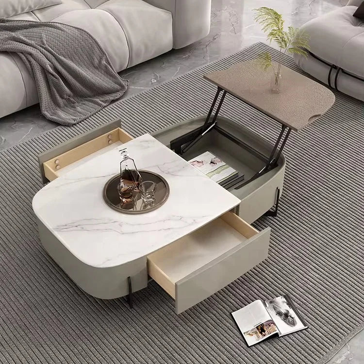 Elegant Creative Multifunctional Lift-Up Storage Coffee Table - Image 0