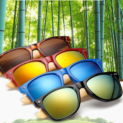 Bamboo Retro Wood Sunglasses - Image 0
