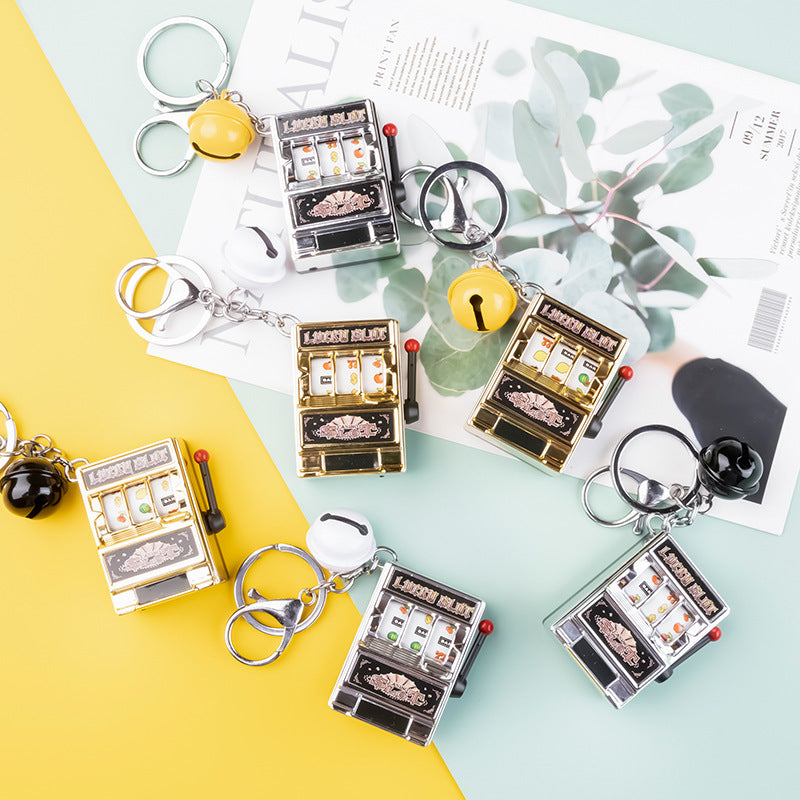 Mini Slot Machine Anti Stress Toy Keychain - Image 0