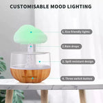 Rain Cloud Mushroom Air Humidifier Night Lamp