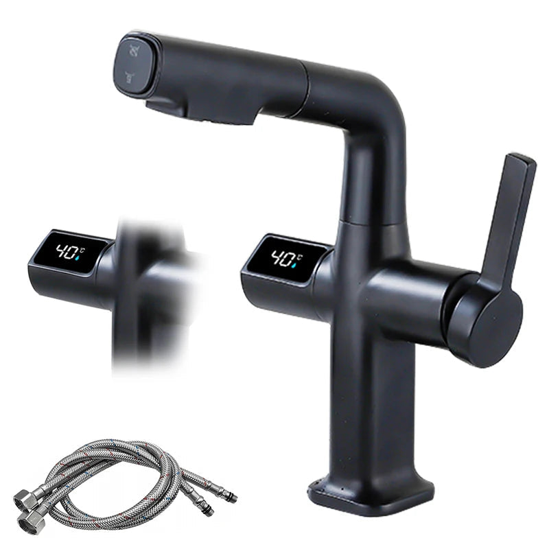 Elegant House Brass Aqua View Bathroom Digital Faucet - Image 6