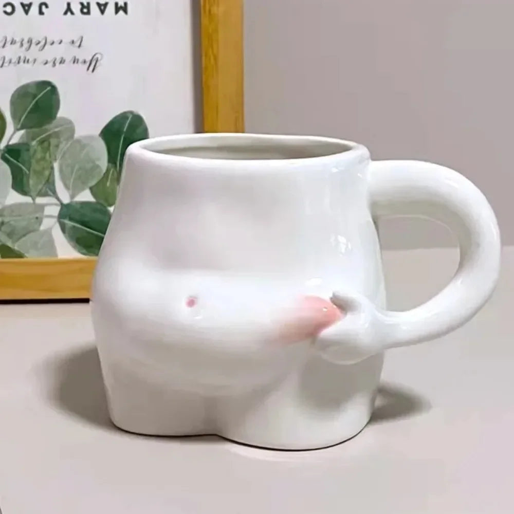 Big Belly Fat Ceramic Coffee Mug