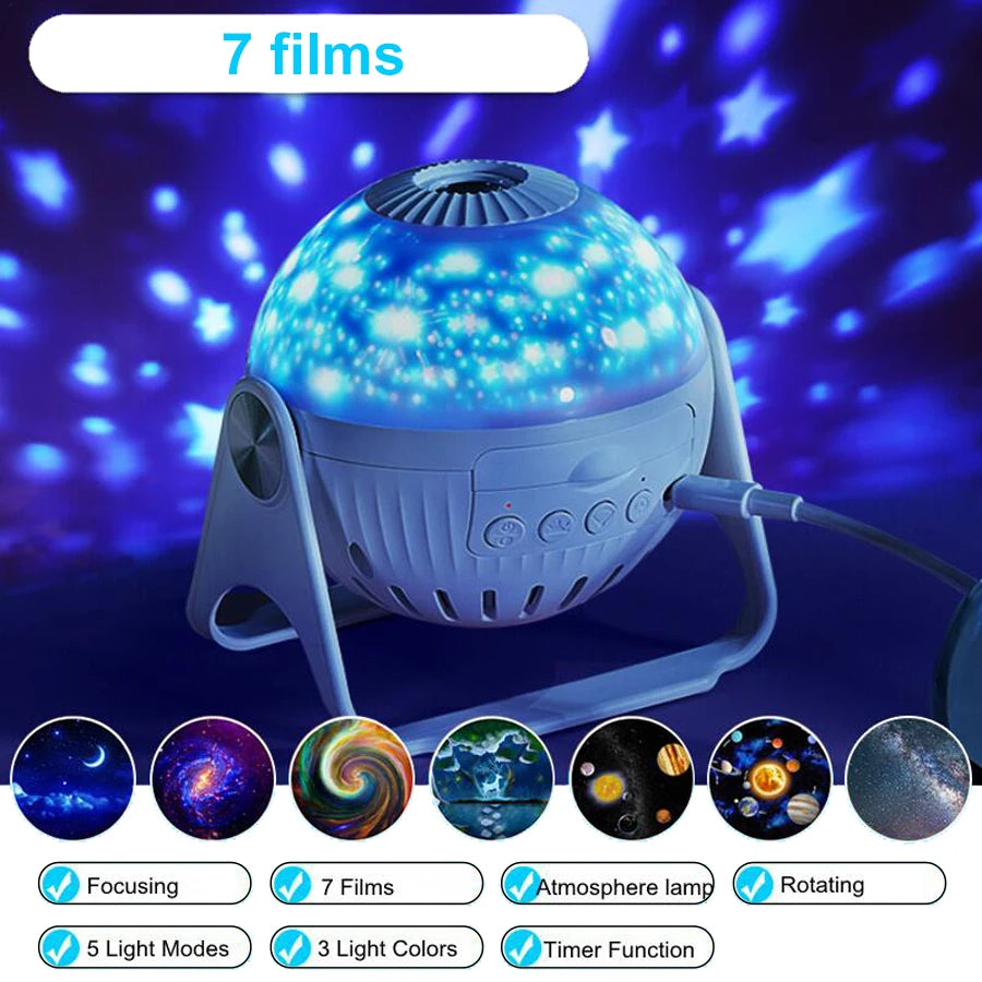 360 Galaxy Night Light Projector