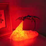 3D Print LED Fire Dragon Night Lamp