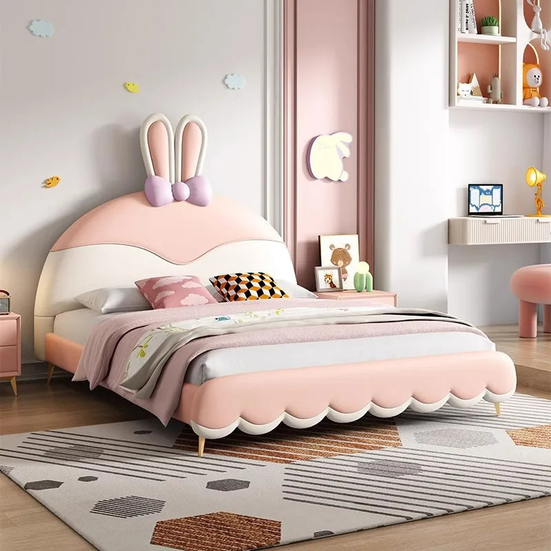 Rabbit Nordic Princess Cozy Cute Kids Bed