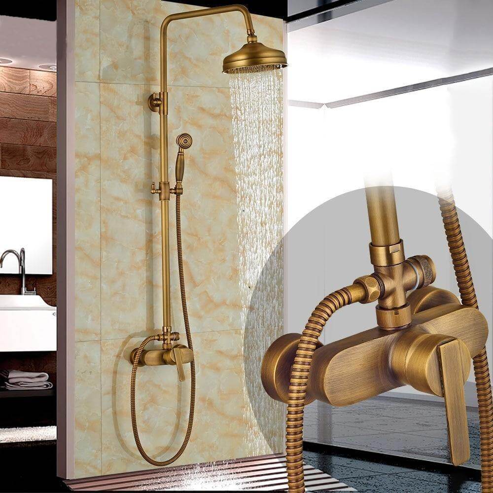 Elegant Luxury Antique Rainfall Bathroom Shower Set