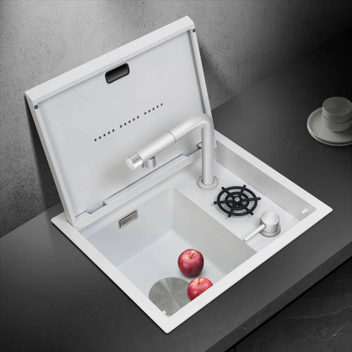 Sleek Multifunctional Cup Washer Modern Hidden Sink - Image 0