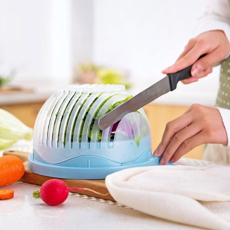3in1 Vegetable Draining Cutter Basket - Image 0