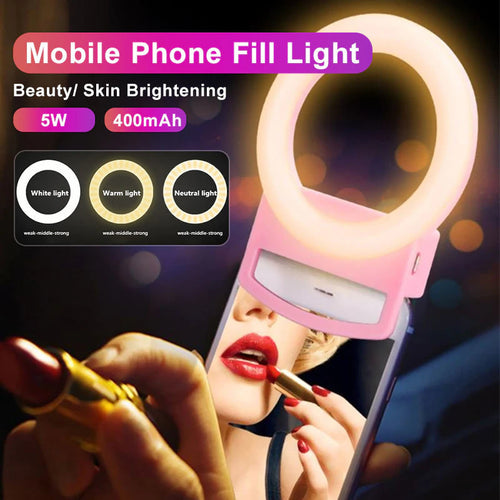 Portable LED Selfie Ring Lamp - Image 0