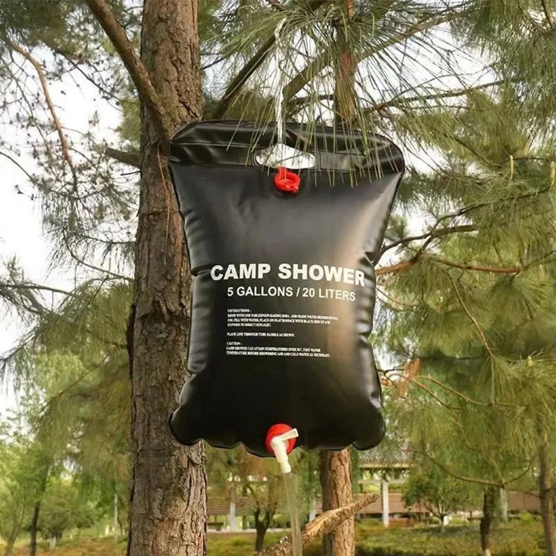 Portable Solar Heated Camping Shower Bag - Image 0