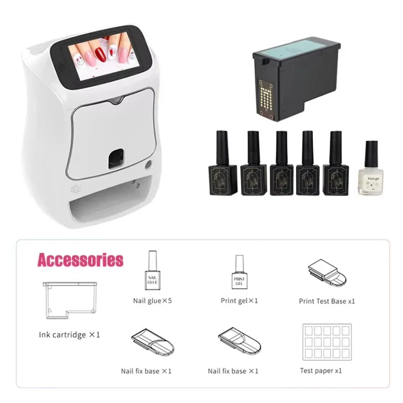 3D Portable Digital Art Nail Automatic Printer - Image 2