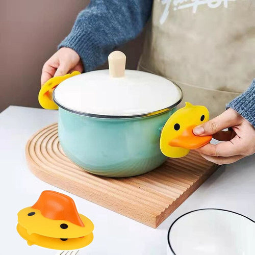 2Pcs Yellow Duck Potholder - Image 0