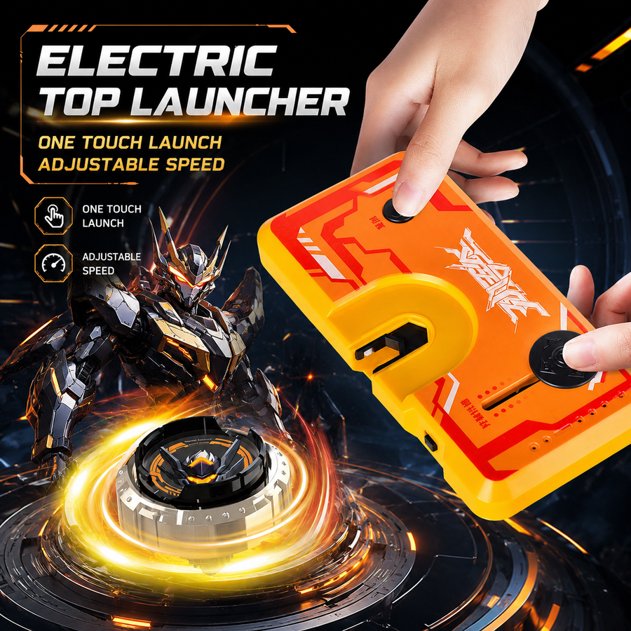Turbospin Electric Battle Top Launcher Toy