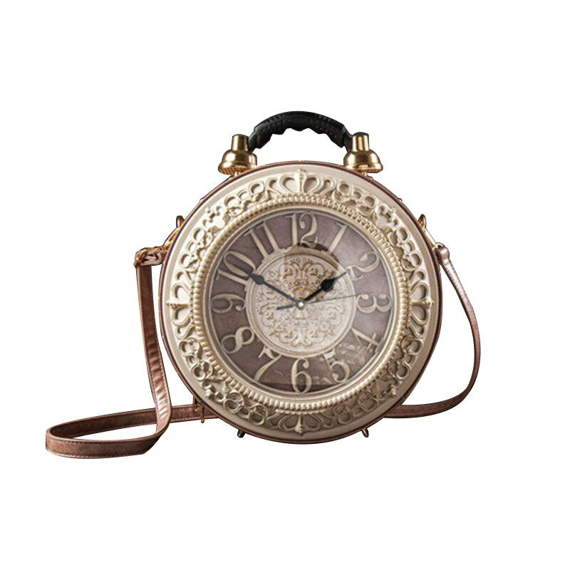 Vintage Time Creative Clock Crossbody Bag