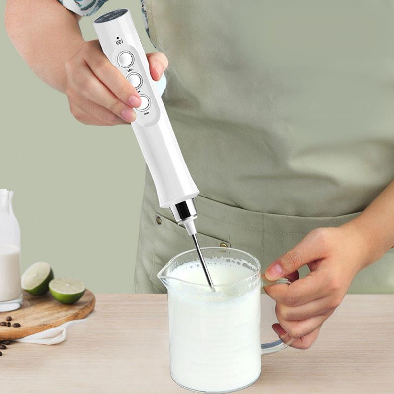3in1 Portable Rechargeable Milk Frother Foam Maker - Image 0