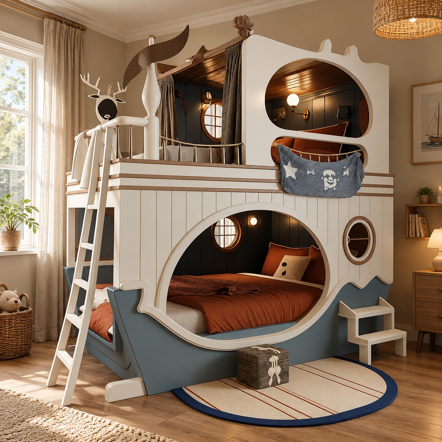 Nightwatch Pirate Ship Kids Bunk Bed Frame