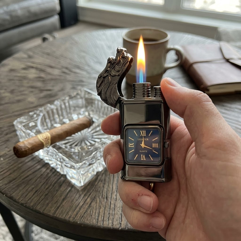 Dragon Head Windproof Torch Flame Lighter - Image 2