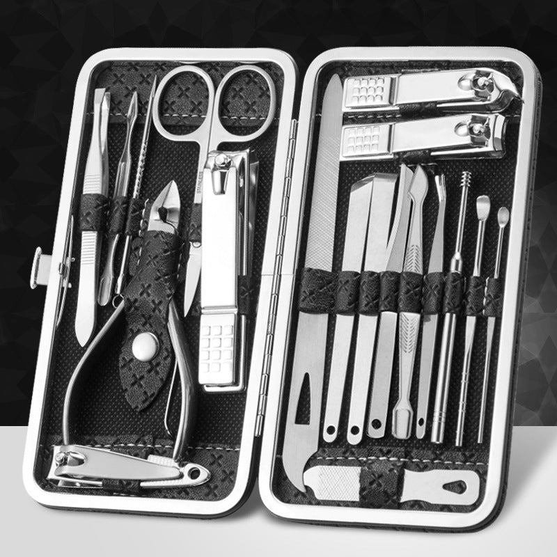 Easy Carry All-in-One Stainless Steel Manicure Set - Image 0