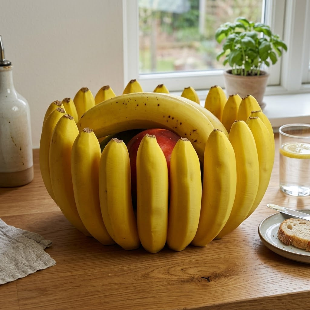 Banana Bunch Fruit Serving Tray - Image 1