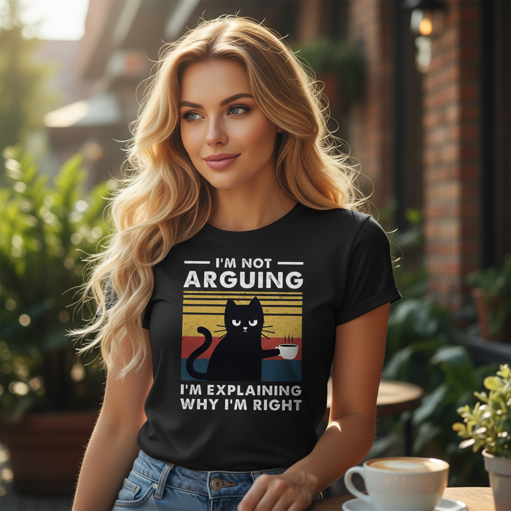 I Am Not Arguing Funny T-Shirt - Image 0