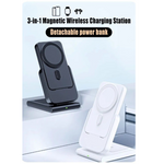 3in1 Magnetic Fast Charging Magsafe Power Bank Station