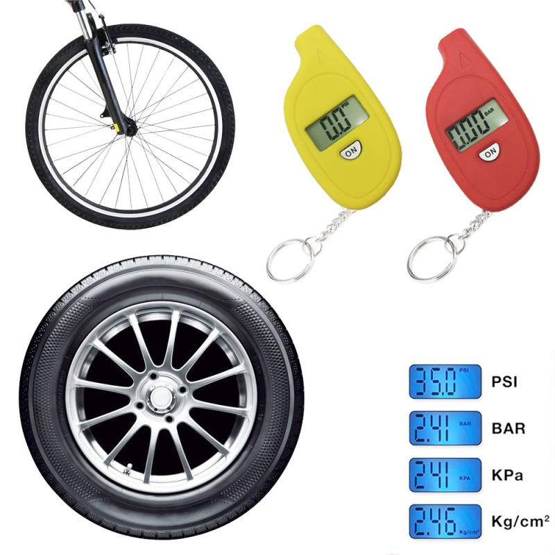 Portable Digital Car Tire Pressure Tester Keychain - Image 13