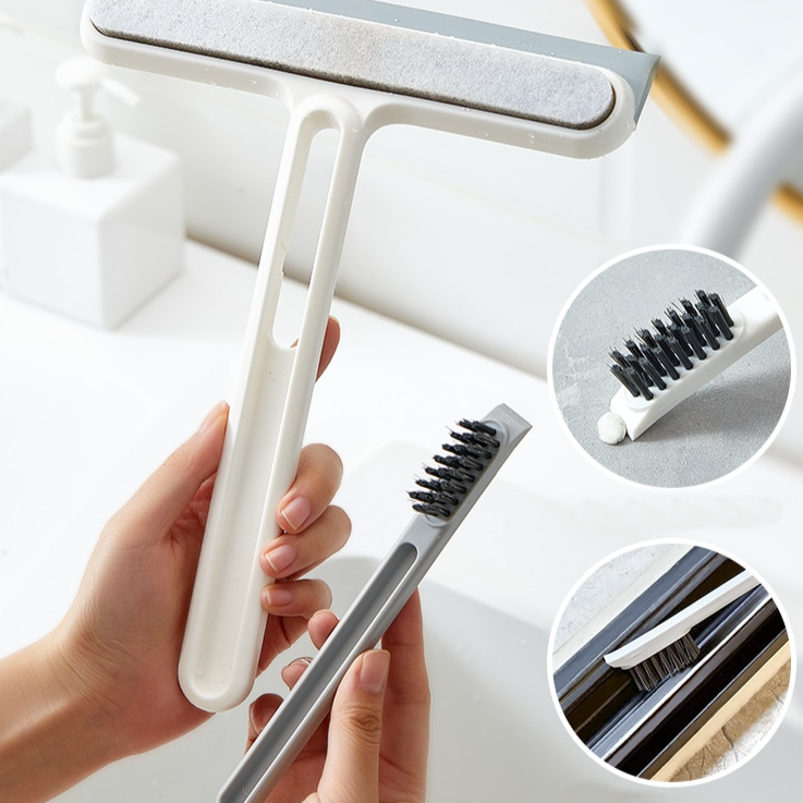 Multifunctional Mini Window Mirror Wiper Brush - Image 0