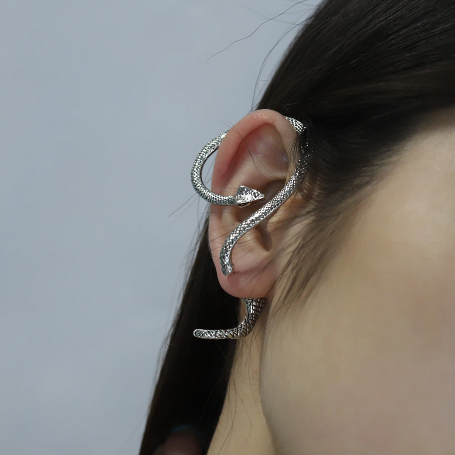 Twining Snake Punk Style  Earrings - Image 5