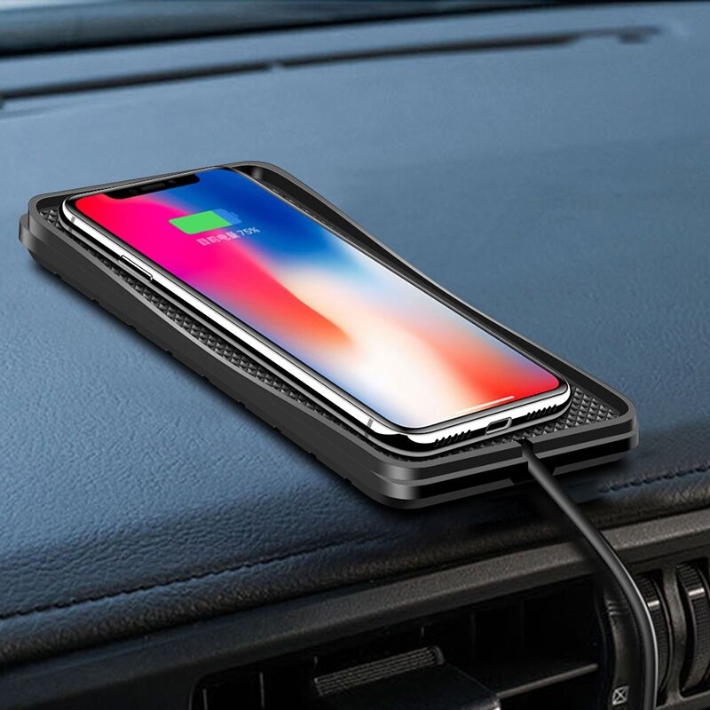 Wireless Non-Slip Car Fast Phone Charger Pad - Image 0