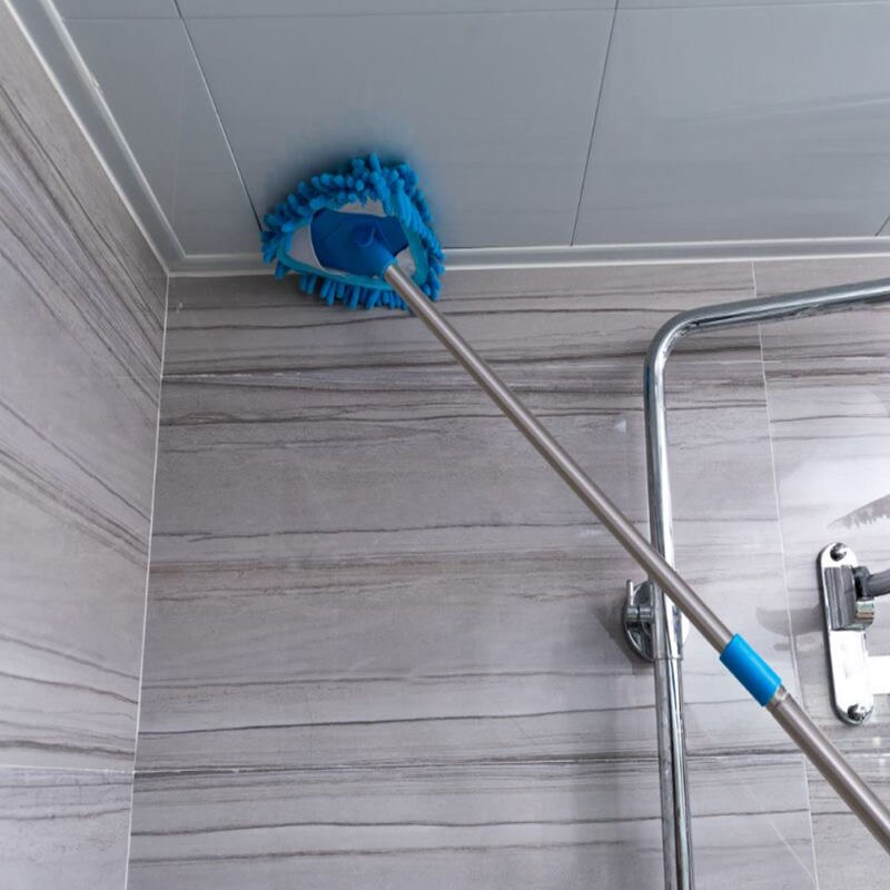 Rotatable Telescopic Stainless Steel Cleaning Mop - Image 8
