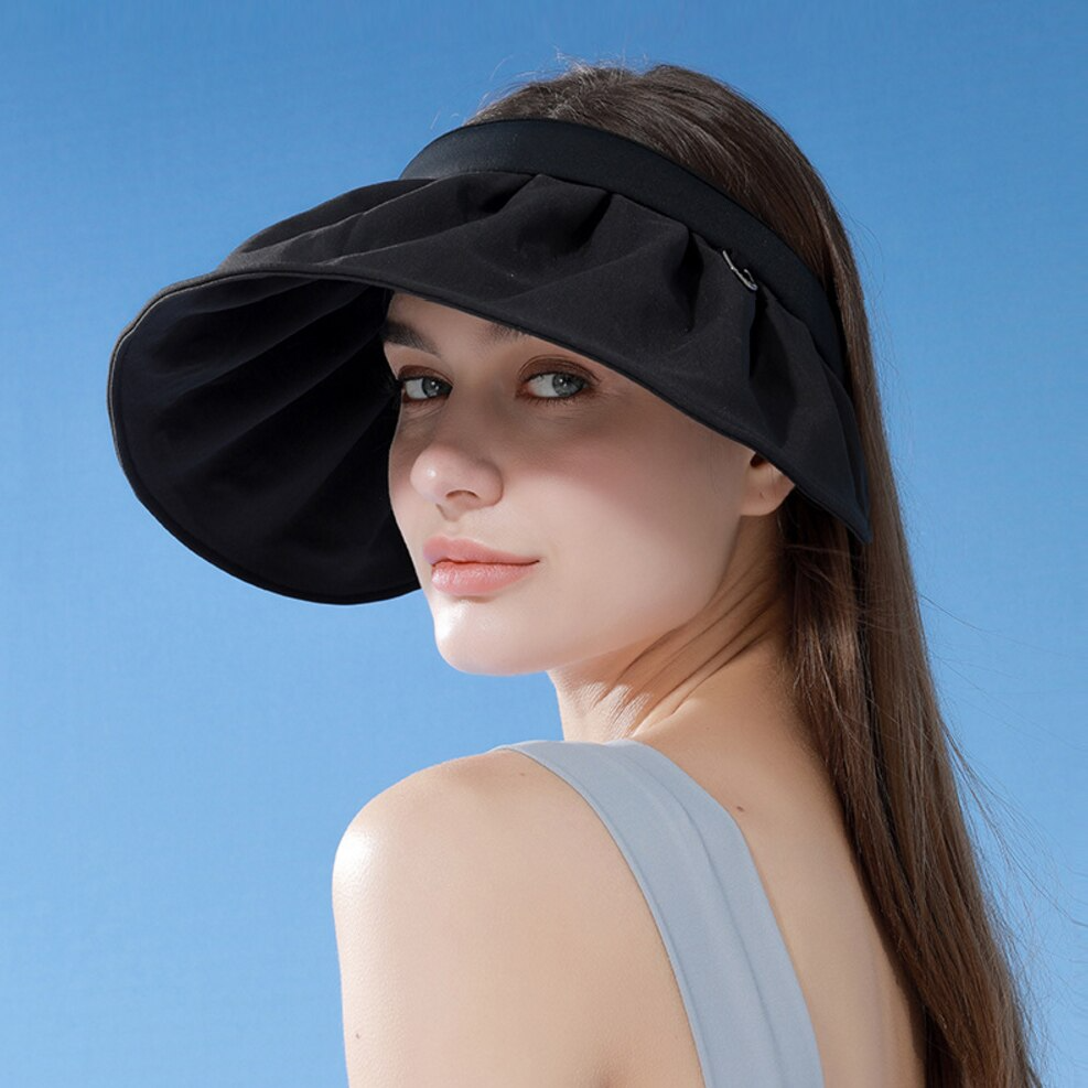 Multifunctional Foldable Shell Headband Beach Hat