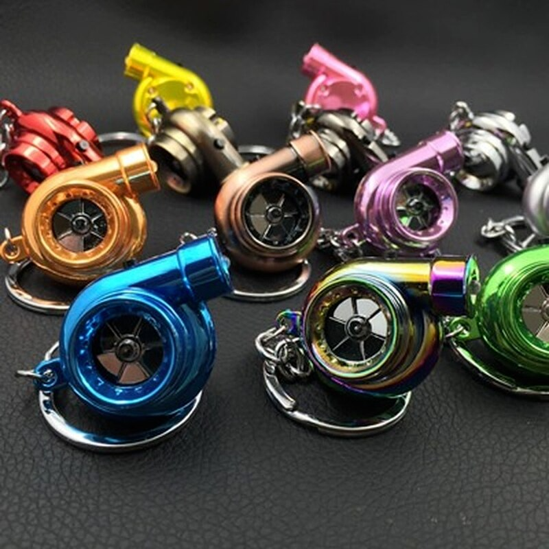 Mini Turbo Fan Keychain Flashlight - Image 0