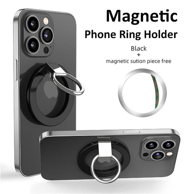 Adjustable Metal Magnetic Phone Holder Ring - Image 9
