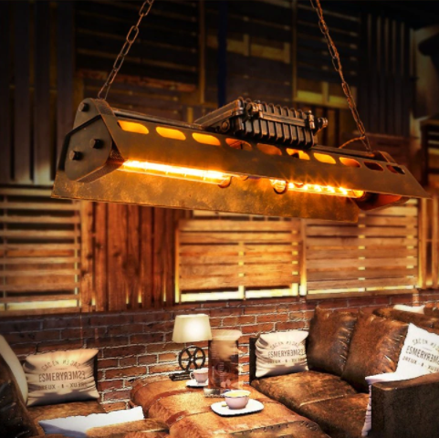 Industrial Loft Style Iron Pendant Light - Image 2
